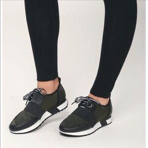 Steve Madden Antics Sneakers Green Camouflage